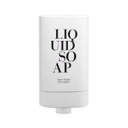White Soap Dispenser system for hotels with Liquid Soap