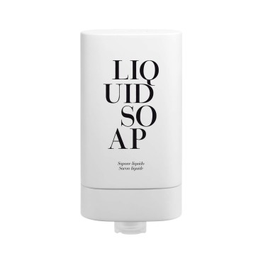 White Soap Dispenser system for hotels with Liquid Soap