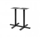 A Black Table base in cast iron, without tabletop, for use in hotels, restaurants or cafés