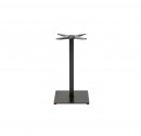 Table base in black with square base for square tabletops