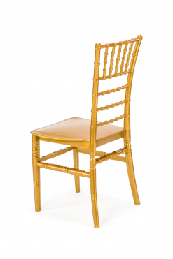 Zelta “Chiavari” krēsls no polipropilēna