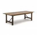 A foldable pine wood table for restaurants, cafes and events
