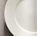 White plate for a restaurant