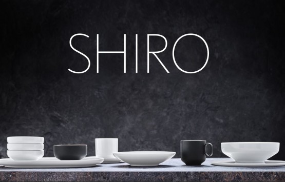 Porcelāna trauki restorāniem Shiro