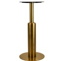 High table base in gold-look coating