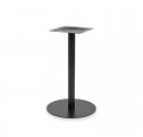 Table Base with round feet. in Black Steel.