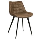 Restaurant chair in Brown and black frame