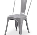 “Tolix style” krēsls Pelēks krāsa
