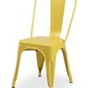 “Tolix style” chair in Yellow color