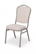 Stackable Banquet Chair with Light Beige fabric