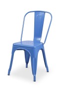 “Tolix style” krēsls Zila krāsa