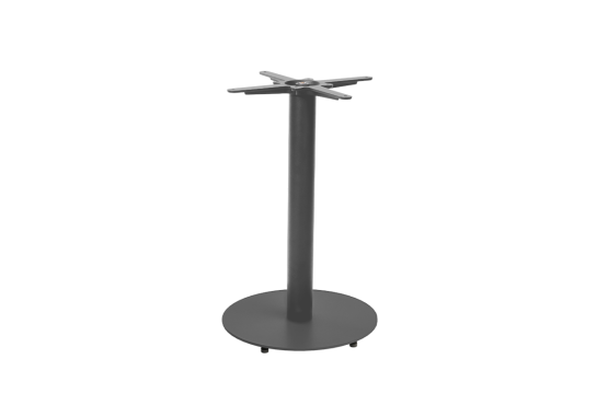  Table base with round base. Grey color