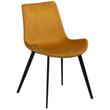 Restorāna krēsls  “Bronza” velveta audums un melns tērauda rāmis