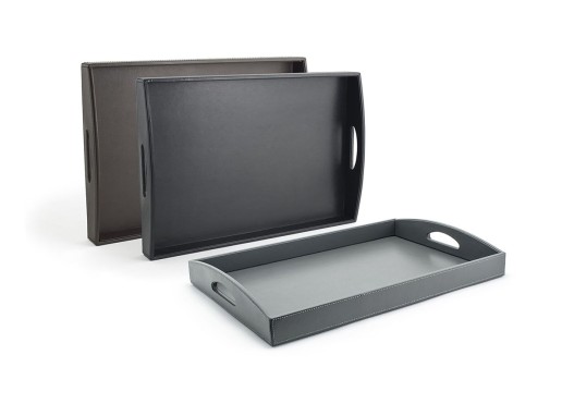 Trays for hotel room or room service. With handles.