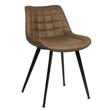 Restaurant chair in Brown and black frame
