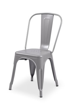 “Tolix style” chair in Grey color