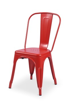 “Tolix style” chair in Red color