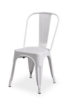 “Tolix style” chair in White color