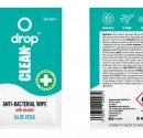 Antibacterial Wet Wipes containing 75% ethanol.  3-folded wet wipe (16cm x 20cm) packed in 7cm x 11cm protective package